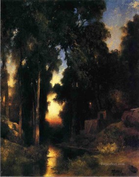 Mission in Old Mexico landscape Thomas Moran Oil Paintings